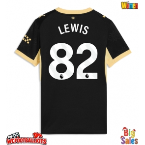 Manchester City Rico Lewis #82 Replica Away Stadium Shirt for Women 2026-27 Short Sleeve